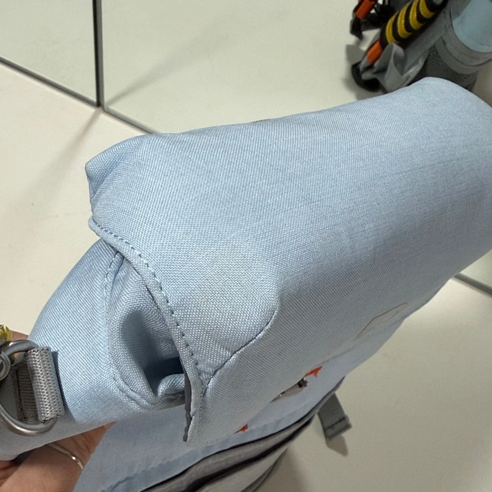 Jetkids by Stokke Crew Backpack Light Blue & Gray Travel Backpack - Picture 11 of 16